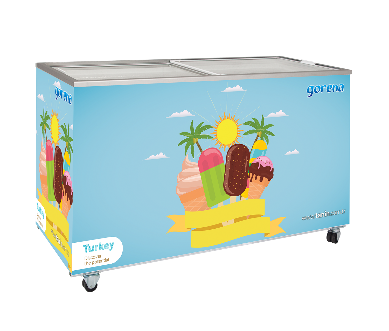 خزائن الآيس كريم